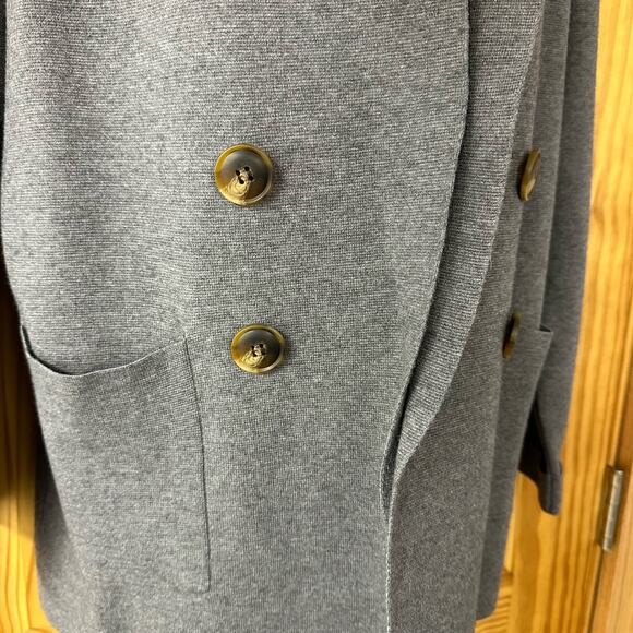 New! Becool Women’s USA S/M Long Sleeve Sweater Cardigan Made of Viscose in Gray - Picture 8 of 15